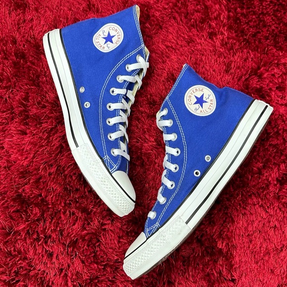 Converse Other - Converse Chuck Taylor All Stars Royal Blue Men’s 10 Woman’s 12 High Top Denim